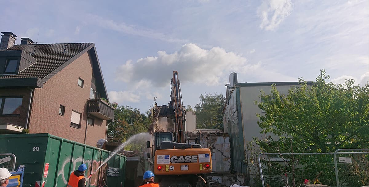 Rückbau und Abbruch einer Doppelhaushälfte in Düsseldorf-Urdenbach