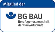 Mitglied der BG BAU Berufsagenossenschaft